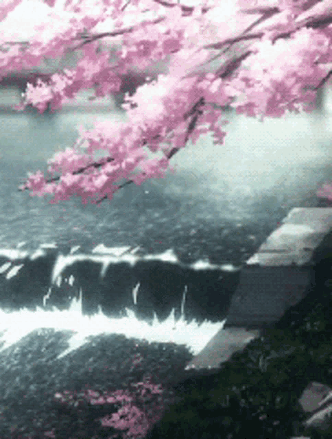 Anime Asthetic GIF - Anime Asthetic Cherry Blossoms GIFs