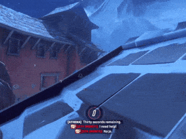a screenshot of a video game with the words athena thirty seconds remaining on it