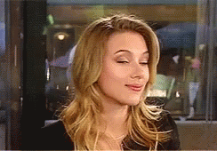 Scarlett Johansson Hello GIF - Scarlett Johansson Hello Eyebrows GIFs