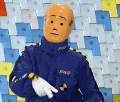 Peace Victory GIF - Peace Victory Crash Test Dummy GIFs