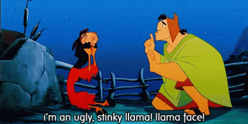 Emperors New Groove Ugly Stinky Llama Face GIF - Emperors New Groove Ugly Stinky Llama Face Kuzco GIFs