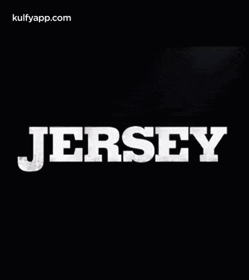 a black background with the word jersey written in white letters
