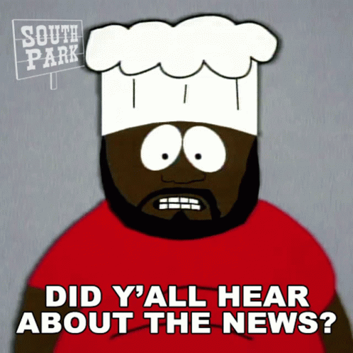 Did Yall Hear About The News Chef GIF