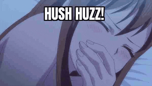 a woman is laying in bed with her eyes closed and covering her mouth .