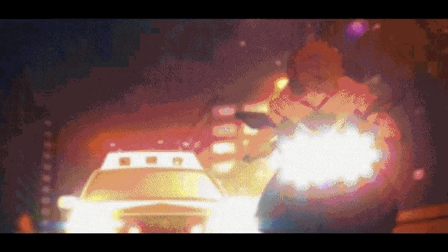a pixelated image of a police car with the word police on it