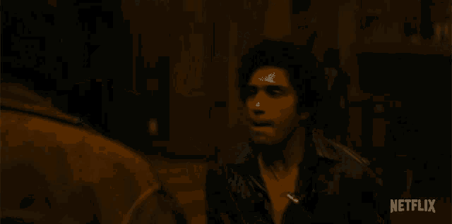a netflix logo can be seen in the corner of a video