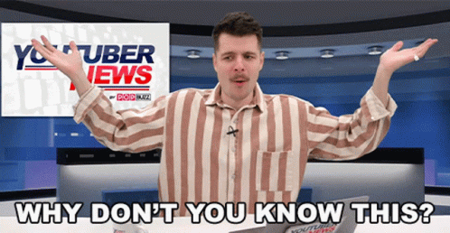 Why Dont You Know This Benedict Townsend GIF - Why Dont You Know This Benedict Townsend Youtuber News GIFs