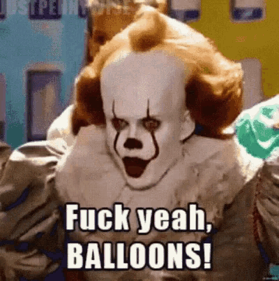 Pennywise Woo GIF - Pennywise Woo It2017 GIFs