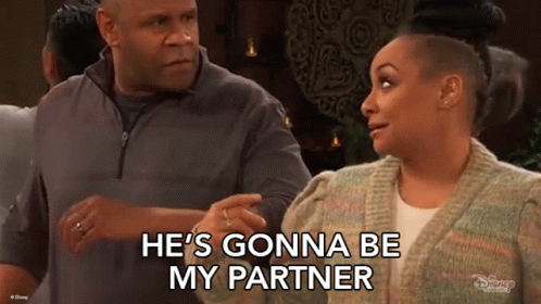 Hes Gonna Be My Partner Raven Baxter GIF - Hes Gonna Be My Partner Raven Baxter Victor Baxter GIFs