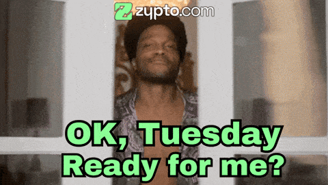 a picture of a shirtless man with the words ok tuesday ready for me below him