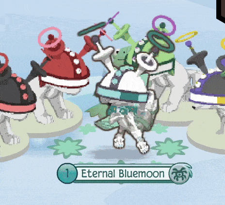 eternal bluemoon is the name of the character in this video game