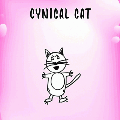 Cynical Cat Veefriends GIF - Cynical Cat Veefriends Crazy GIFs