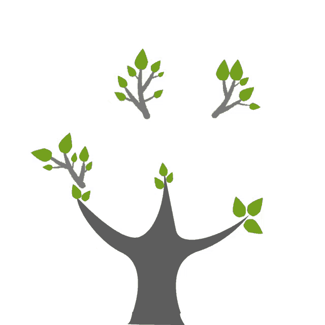 an illustration of a tree with the words digital marketing written on it