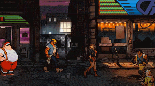 Streets Of Rage4 Beat Em Up GIF - Streets Of Rage4 Beat Em Up Hand Drawn GIFs