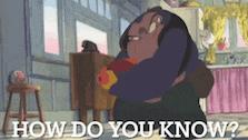 a cartoon character with the words how do you know written below him