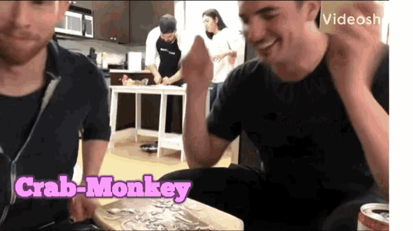 Crab Monkey Sneaky GIF - Crab Monkey Sneaky Brandon Farris GIFs