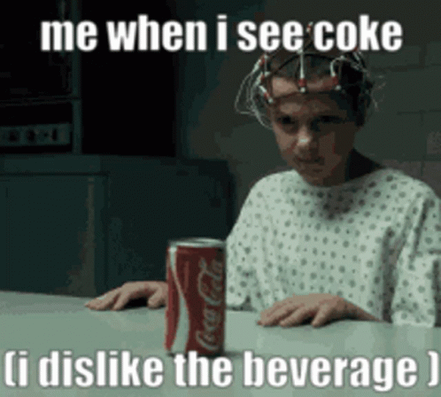 Eleven Stranger Things Eleven GIF - Eleven Stranger Things Eleven Coca Cola GIFs