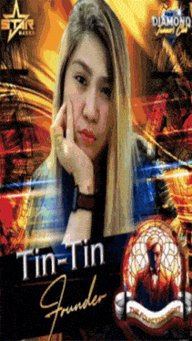 a poster with a woman named tin-tin founder on it