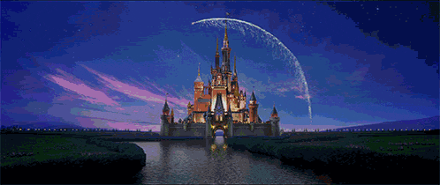 a pixel art of a disney castle with the error message ralf0001 at the bottom