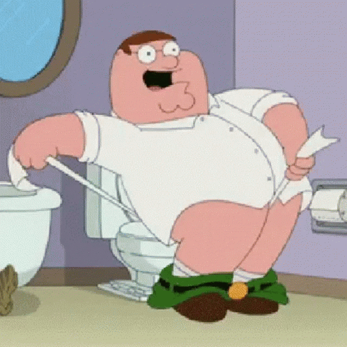 Toilet Paper Peter Griffin GIF