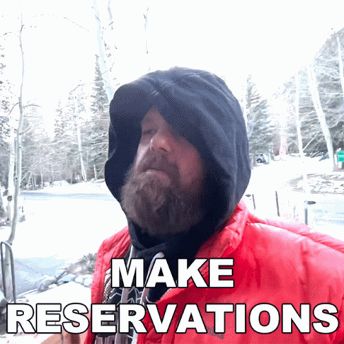 Make Reservations Teddy Safarian GIF