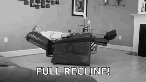 Recliner Sleep In Your Chair GIF - Recliner Sleep In Your Chair Relax GIFs