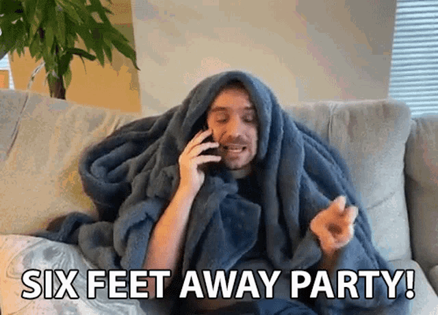 Six Feet Away Party Brian Kissig GIF