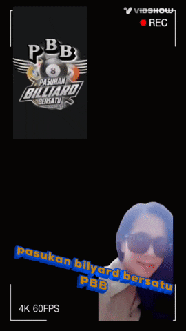a video showing a man a woman and a pool ball with the words pbb pasuhan billiard bersatu