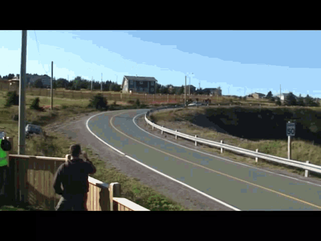 Newfoundland Targa Pulsar Crash GIF - Newfoundland Targa Pulsar Crash GIFs