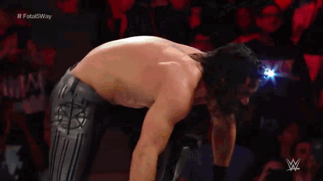 Seth Rollins Bray Wyatt GIF - Seth Rollins Bray Wyatt Extreme Rules GIFs