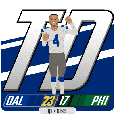 a football player with the number 4 on his shirt