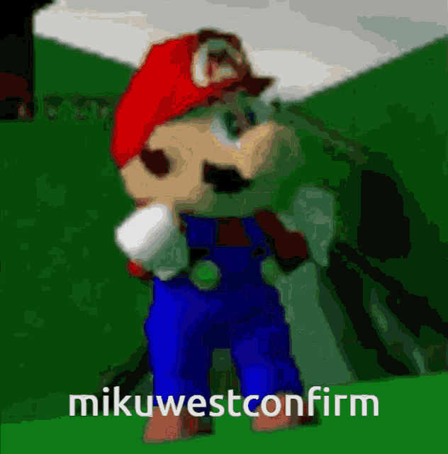 Miku Mikuwestconfirm GIF - Miku Mikuwestconfirm Mario GIFs