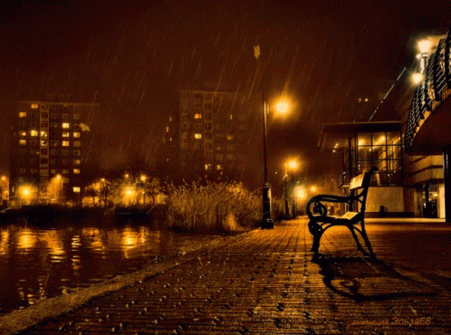 Rain Raining GIF - Rain Raining Night Time GIFs