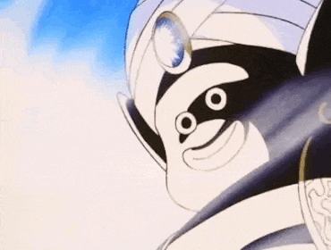 a close up of a cartoon character with a mask on flying through the air .