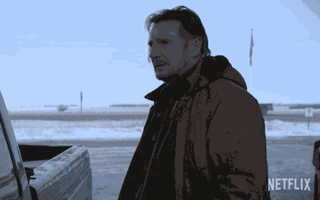 Oh No Liam Neeson GIF - Oh No Liam Neeson The Ice Road GIFs