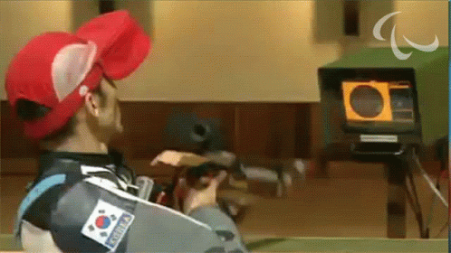 Aiming Paralympic Games GIF - Aiming Paralympic Games About To Shoot GIFs