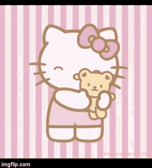 Hello Kitty Love GIF - Hello Kitty Love Hug Day GIFs