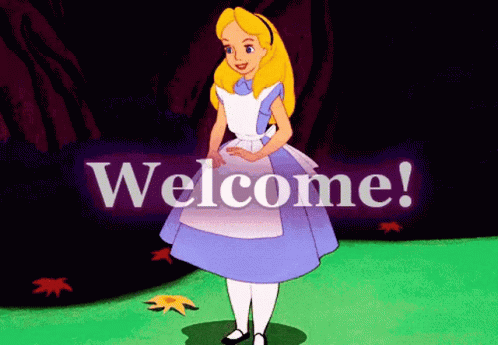 Welcome Alice In Wonderland GIF - Welcome Alice In Wonderland GIFs