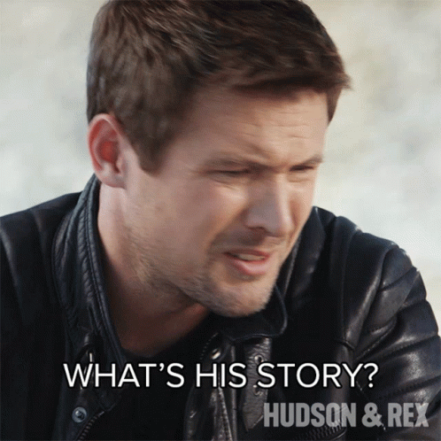 Whats His Story Charlie Hudson GIF - Whats His Story Charlie Hudson Hudson And Rex GIFs