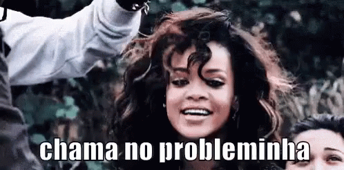 Chama No Probleminha GIF - Rihanna Lets Go Come Here GIFs