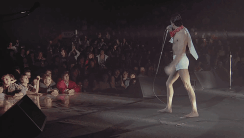Freddie Mercury Queen GIF - Freddie Mercury Queen We Will Rock You GIFs