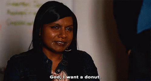 Same GIF - Crying Donut Mindyproject GIFs