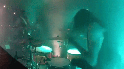 Drumming Rock And Roll GIF - Drumming Rock And Roll Metal Music GIFs