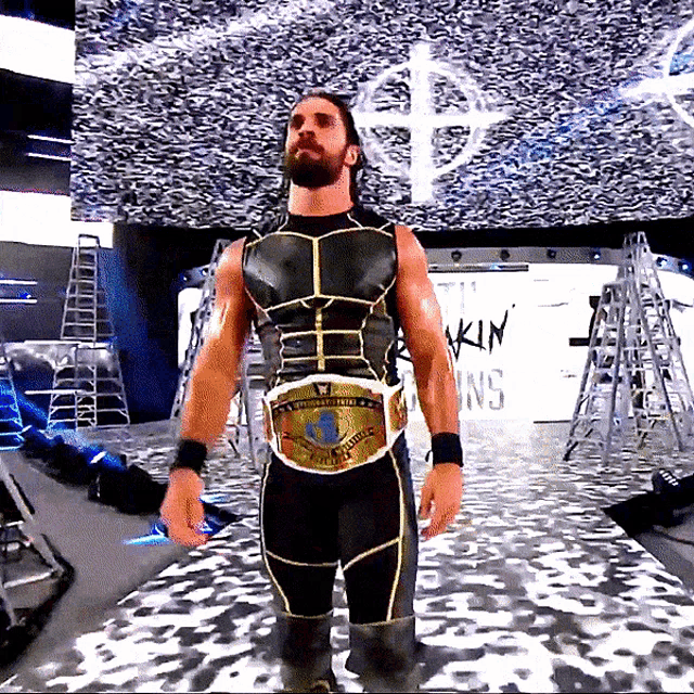 Seth Rollins Intercontinental GIF - Seth Rollins Intercontinental Champion GIFs