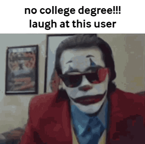Laughing Joker Laugh GIF - Laughing Joker Laugh College Degree GIFs