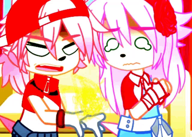 a boy and a girl standing next to each other