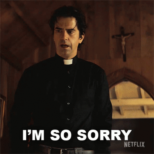Im So Sorry Father Paul GIF - Im So Sorry Father Paul Hamish Linklater GIFs
