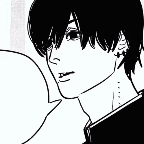 a black and white drawing of a man with a speech bubble saying solo de cori