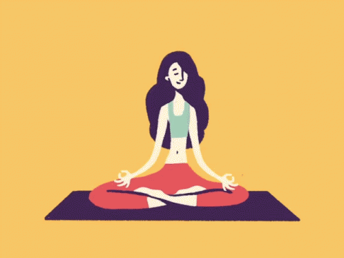 冥想 打坐 瑜珈 思考 GIF - Meditate Thinking Yoga GIFs