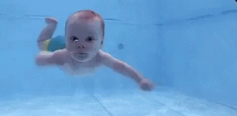 Nuoto Nuotare Piscina Bimbo Bimba Bambino Bambina Estate Mare Acqua GIF - Swimming Pool Baby GIFs